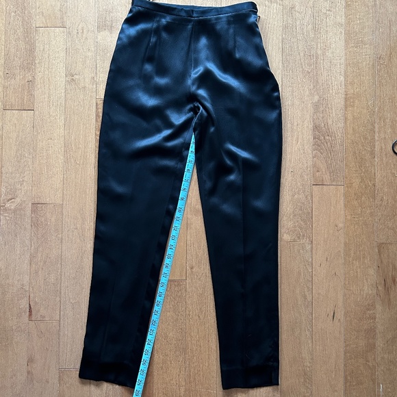 Shanghai Tang Black Silk Pants - Picture 4 of 7